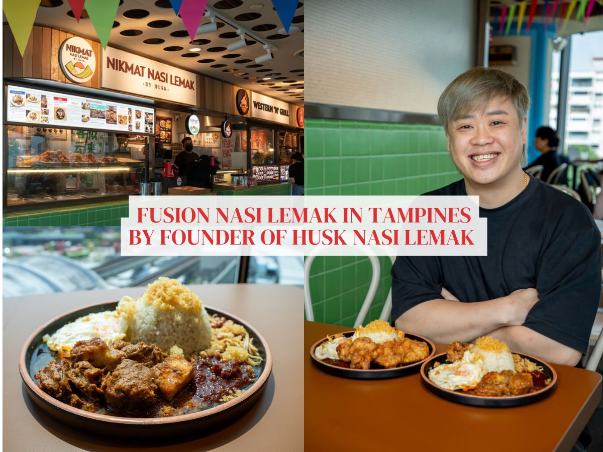 Nikmat Nasi Lemak by Husk: Founder Gideon Tan brings his signature fusion nasi lemak to the heartlands