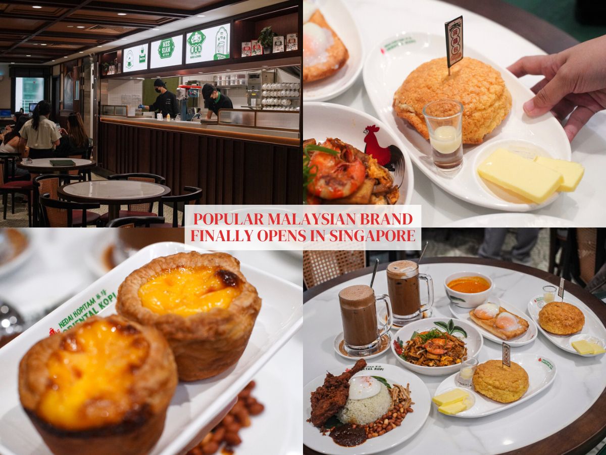 Malaysia’s famous Oriental Kopi opens in Singapore with popular egg tarts and bolo bun