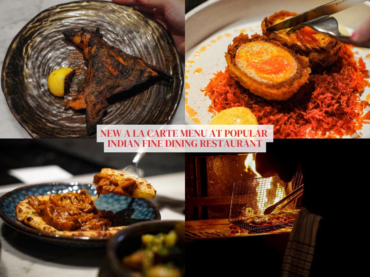 Creative Indian fine-dining restaurant Revolver launches S$38 set lunch & new a la carte menu