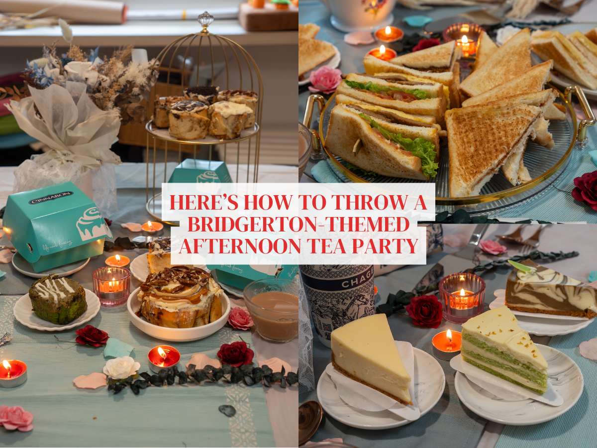 Our guide to throwing a Bridgerton-themed afternoon tea party at home