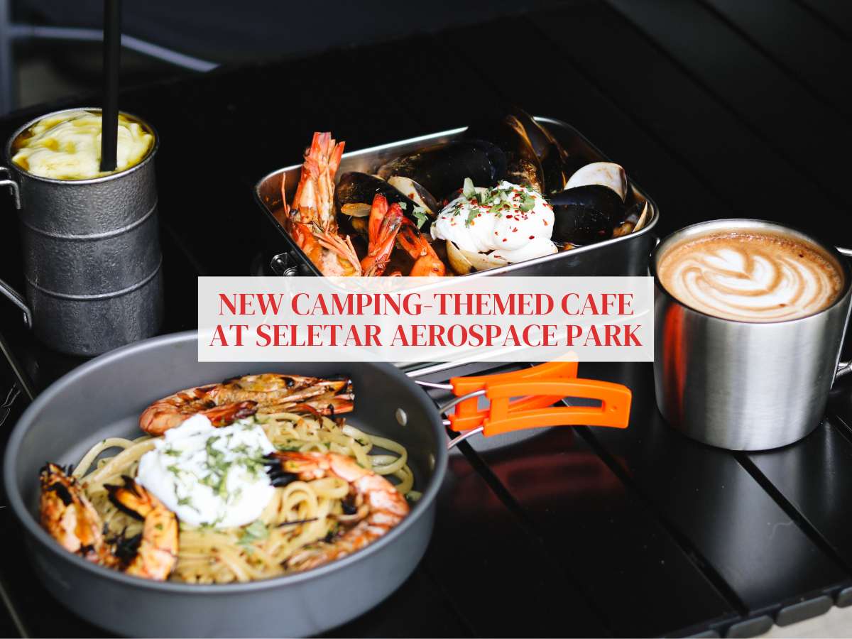 Nomads Cafe: Dine in tents at new camping-themed spot at Seletar Aerospace Park