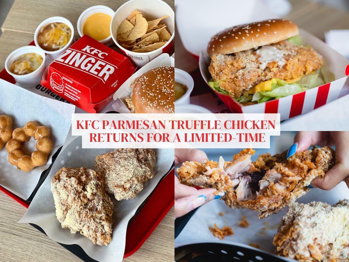 KFC parmesan truffle chicken is back in Singapore for Christmas!