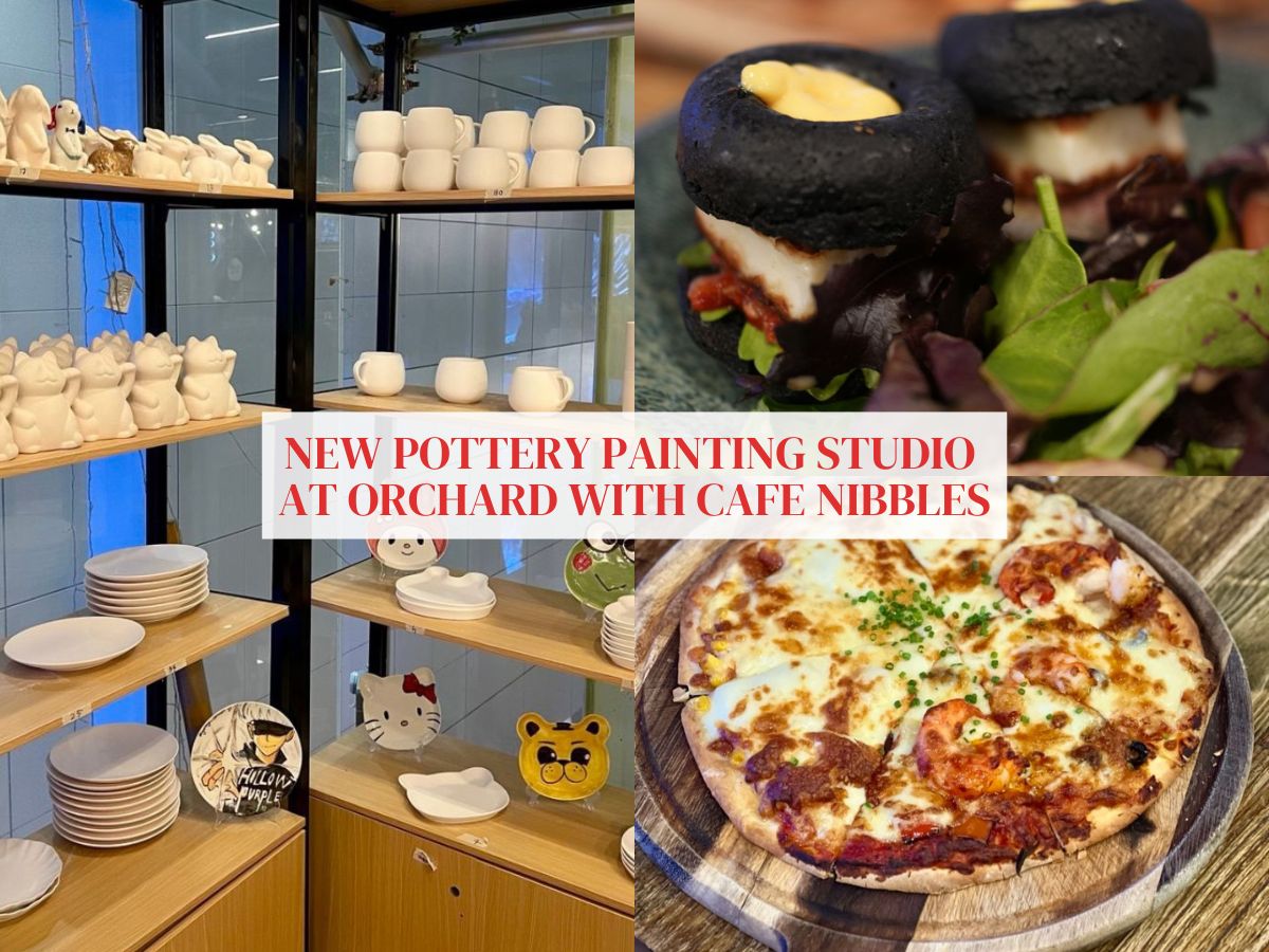 Clayful Art Cafe at Orchard: Ceramic pottery date spot with cafe nibbles