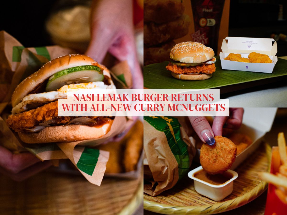 McDonald’s Singapore launches new curry McNuggets, while nasi lemak burger & Coke float return