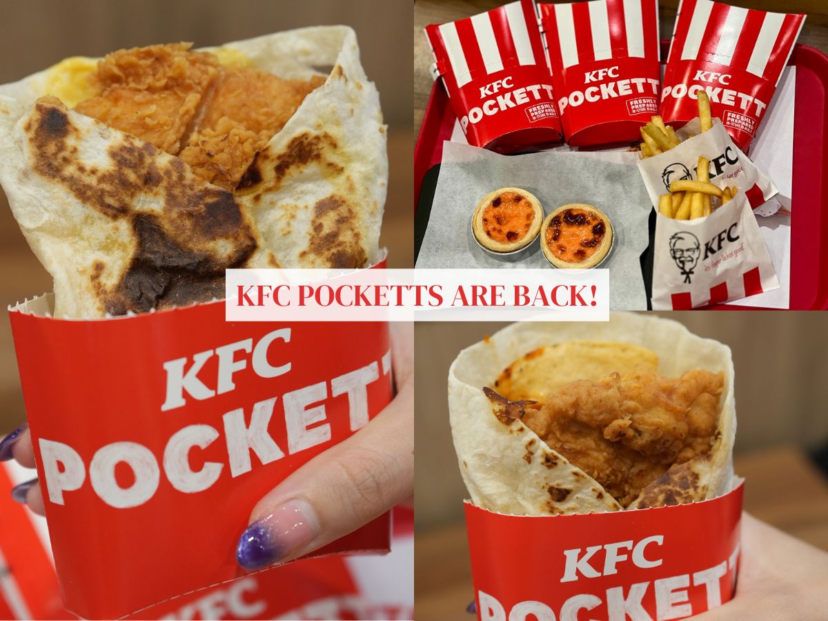 KFC Pocketts are back for a limited-time, with an all-new flavour