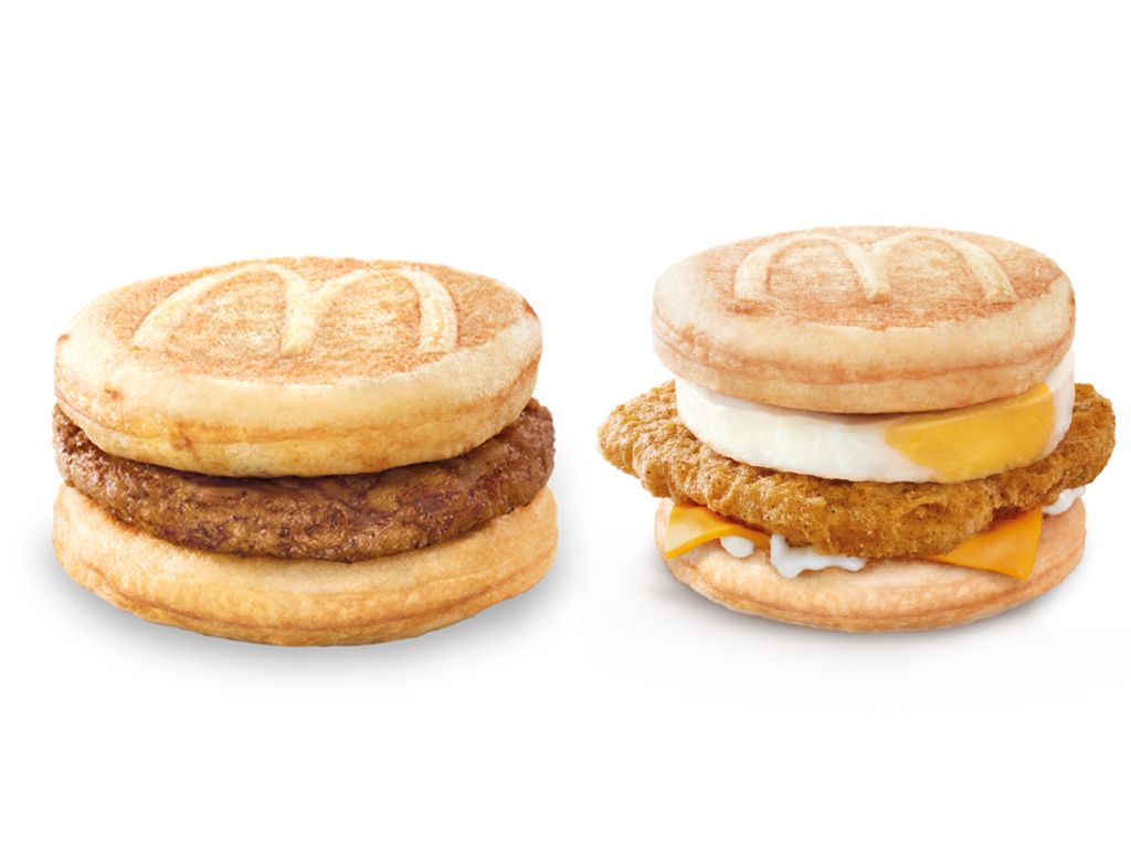 McDonald’s smoky beef burger and mcgriddles