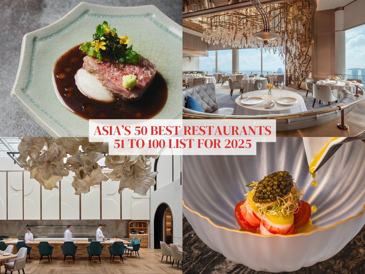 Asia’s 50 Best Restaurants 2025: Six Singapore restaurants on extended 51 to 100 list