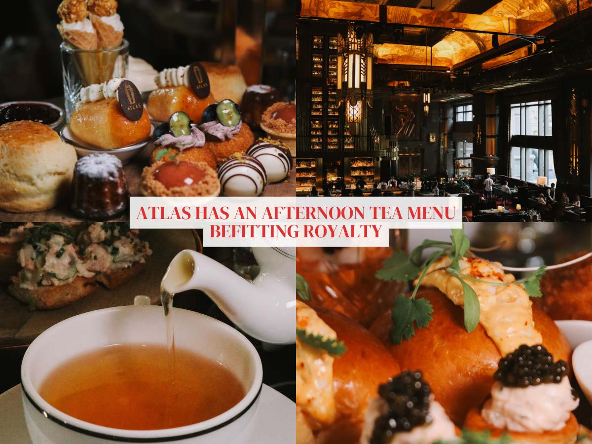 We tried Atlas Bar’s lavish afternoon tea menu