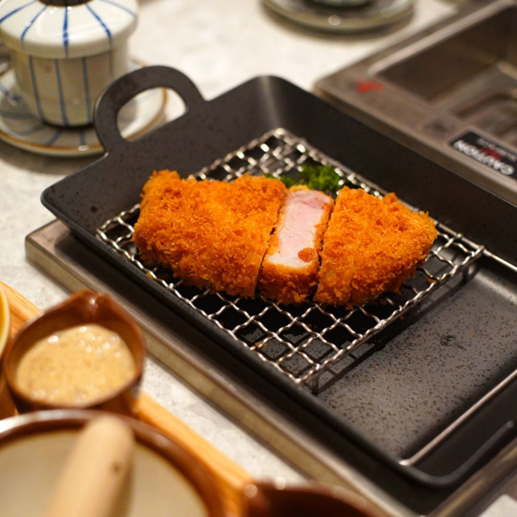 Thick Duroc pork katsu. Photo: Evan Mua/HungryGoWhere places to eat in Singapore