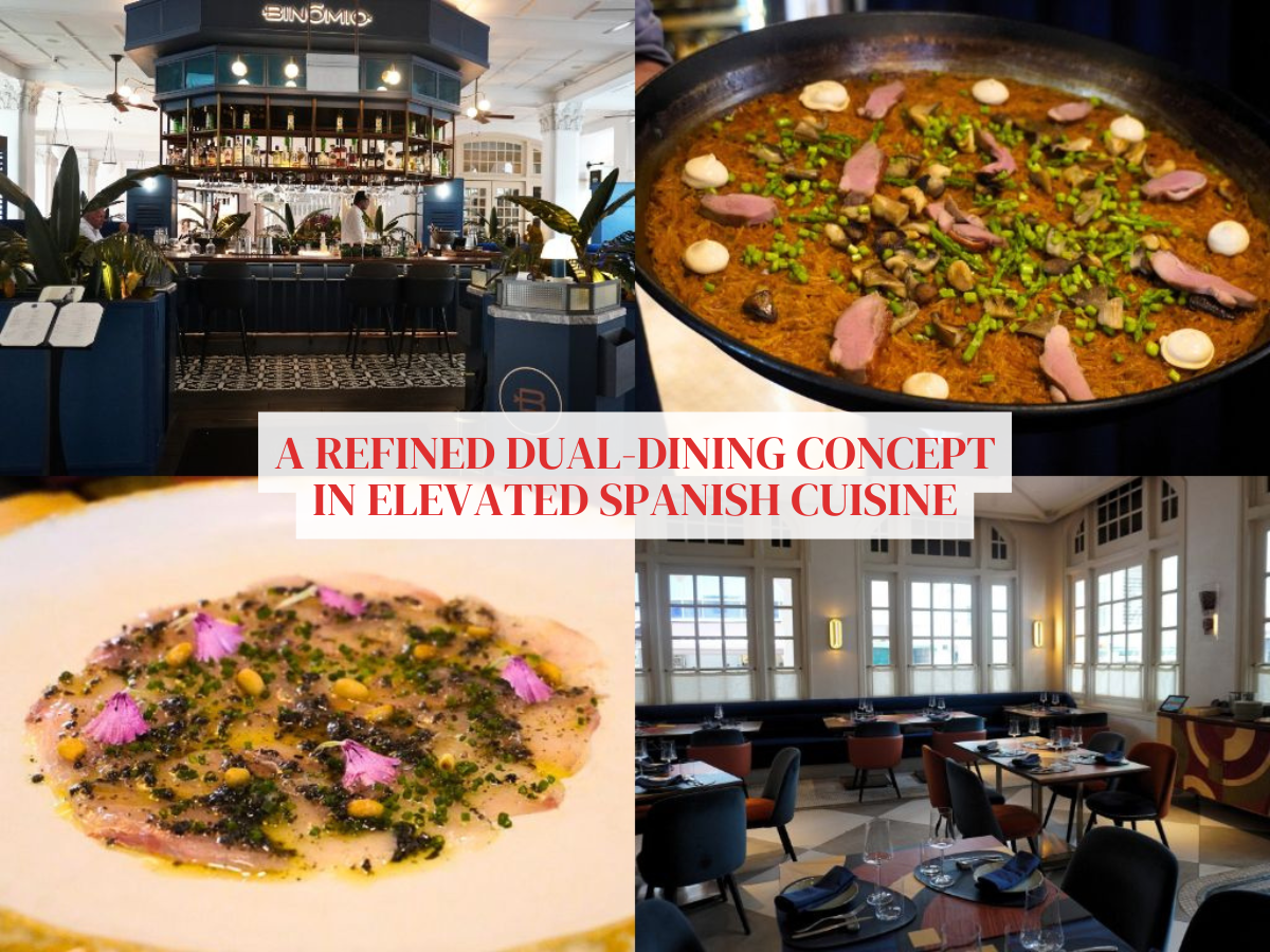 Binomio begins a new chapter with dual-dining concept at Raffles Singapore