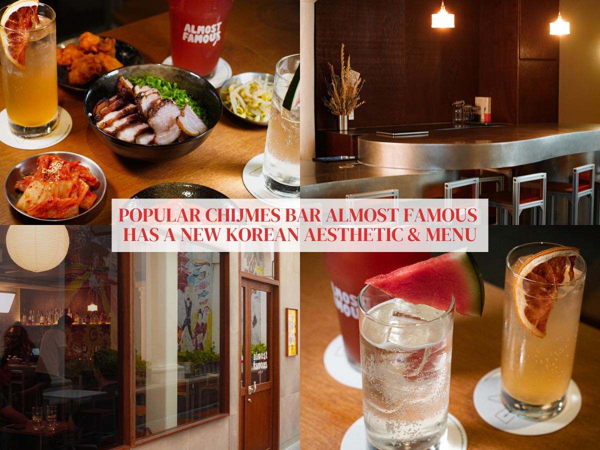 Chijmes’ Almost Famous reopens with vibey new Korean concept, along with Korean-inspired food and cocktails