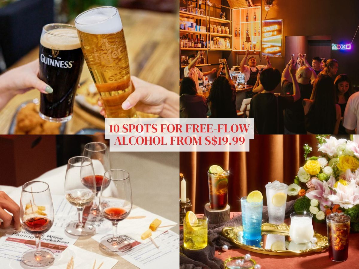 Let’s get buzzed: 10 best places for free-flow alcohol in Singapore, from S$19.99