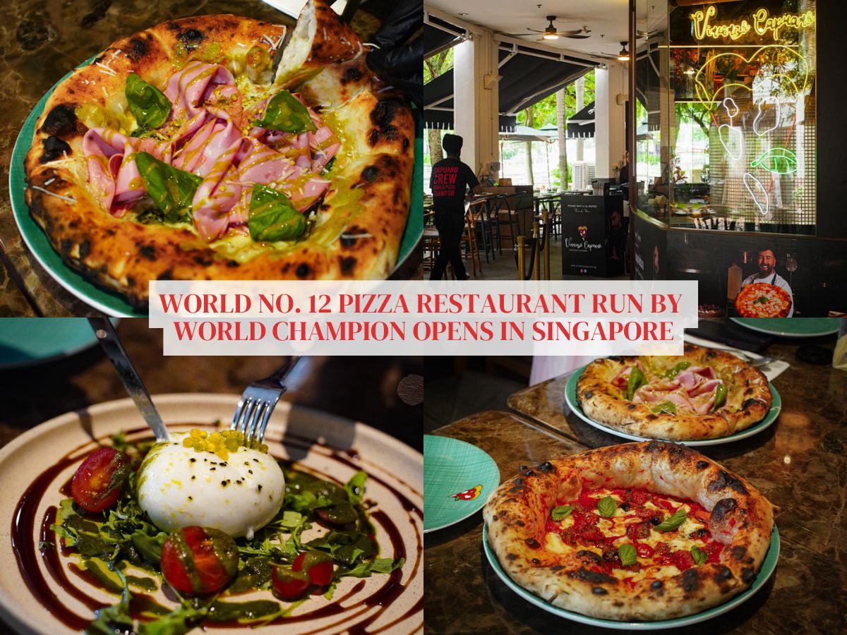 World No. 12 Pizza chain Vincenzo Capuano opens in Singapore, serves award-winning pizza dish