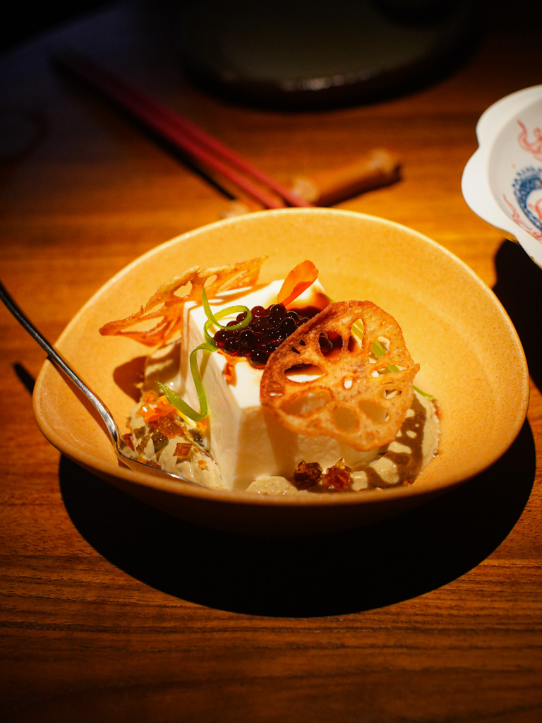 Silky tofu and rich century egg is a killer combo. Photo: Evan Mua/HungryGoWhere yanhuo restaurant singapore