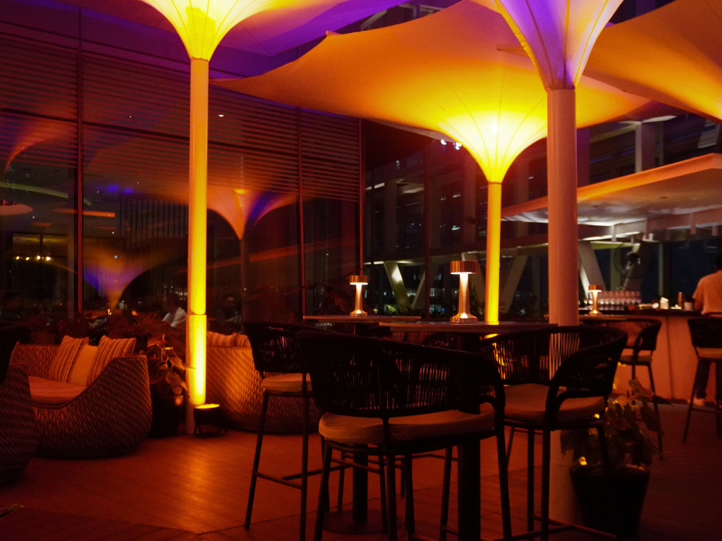 The alfresco terrace lounge has the best ambience. Photo: Angeline Ang/HungryGoWhere Altro Zafferano Italian Restaurant