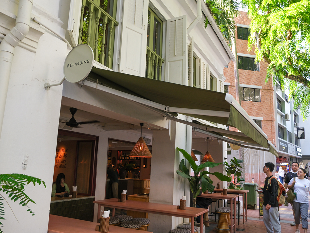 Belimbing is tucked away above The Coconut Club on Beach Road. Photo: Gary Lim/HungryGoWhere Belimbing