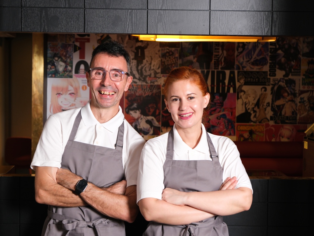 Chefs Jordi (left) and Carolina (right). Photo: Humo humo spanish izakaya singapore