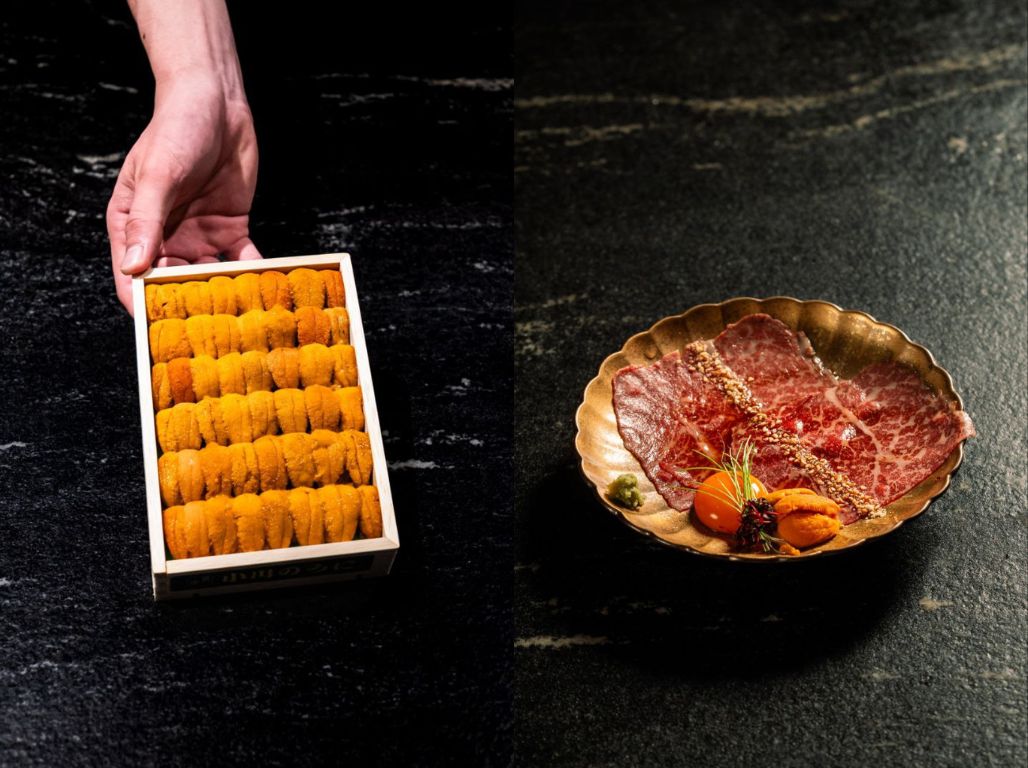 Morita Unigoro uses bafun uni for its dishes, including its Uniku, a play on the Japanese words for sea urchin (uni) and niku (beef). Photo: Morita Unigoro morita unigoro