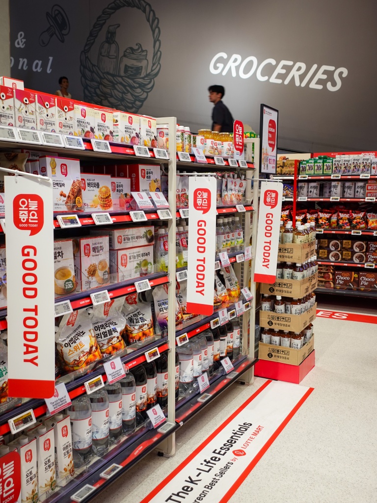 There are dedicated sections for Lotte-exclusive products, from its brands such as Good Today and Yorihada. Photo: Sarah Chua/HungryGoWhere lotte mart express singapore