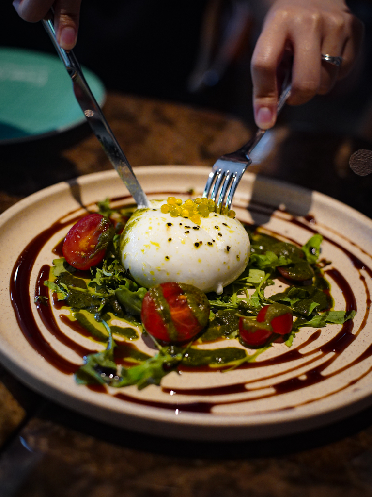 Good burrata still needs good supporting condiments to do its magic. Photo: Evan Mua/HungryGoWhere vincenzo capuano singapore