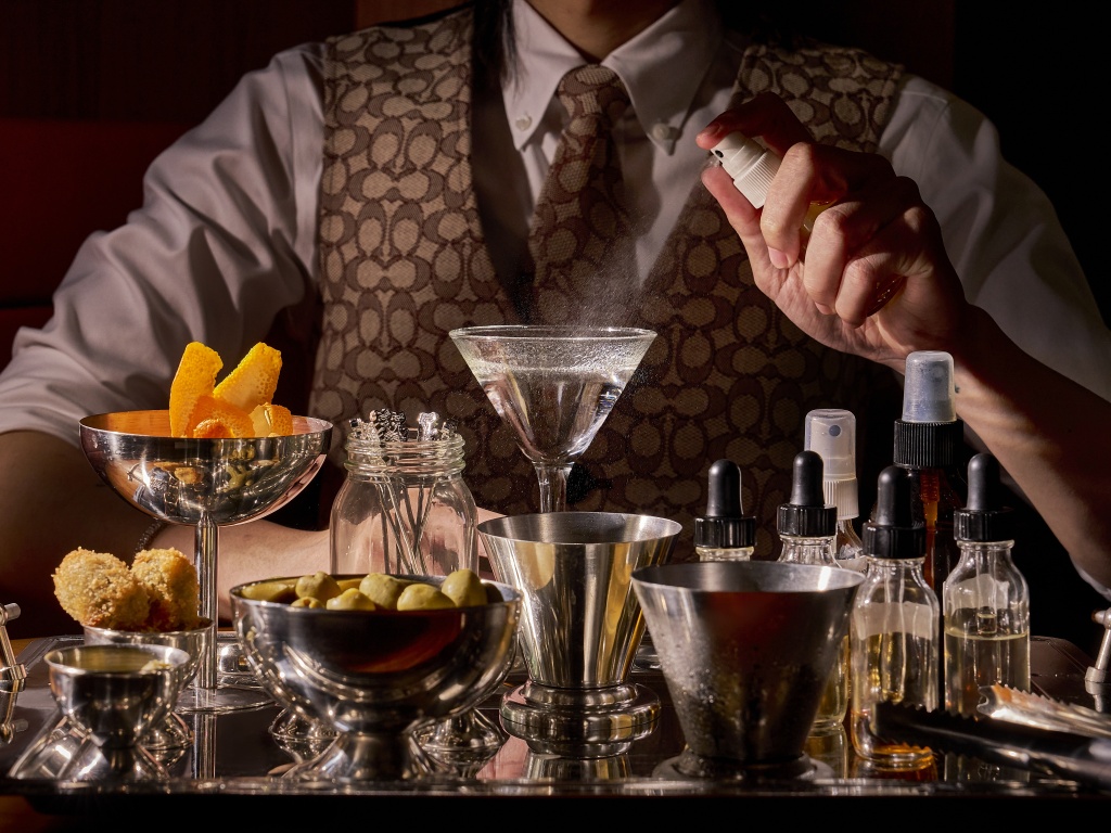 Martinis, tableside, and only S$12 at The Coach Bar. Photo: The Coach Bar coach bar singapore keong saik