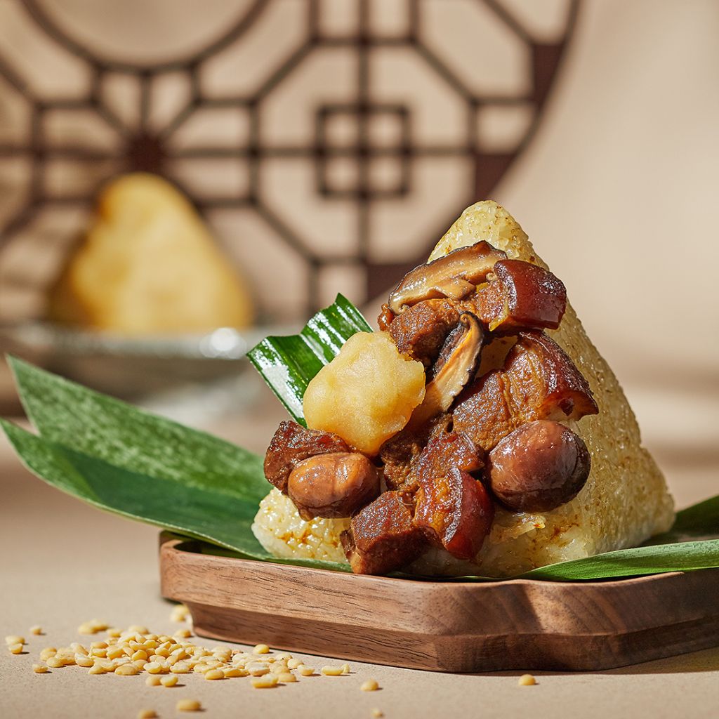 The Teochew double delight bak chang. Photo: Thye Moh Chan Rice dumplings