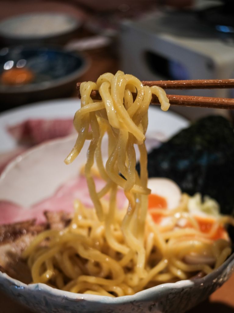 The tsukemen features springy noodles custom-made for Towa’s tsukemen broth. Photo: Gaelmaine Hoong/HungryGoWhere Towa Singapore