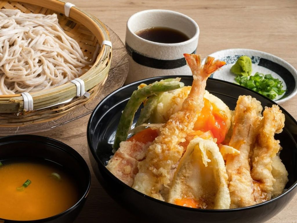 Makino tendon & soba set. Photo: Tempura Makino/Instagram Jewel Changi food