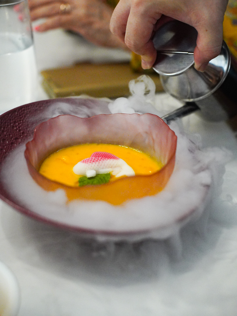 The koi ice cream is so cute. Photo: Evan Mua/HungryGoWhere mansion 7 cantonese cuisine