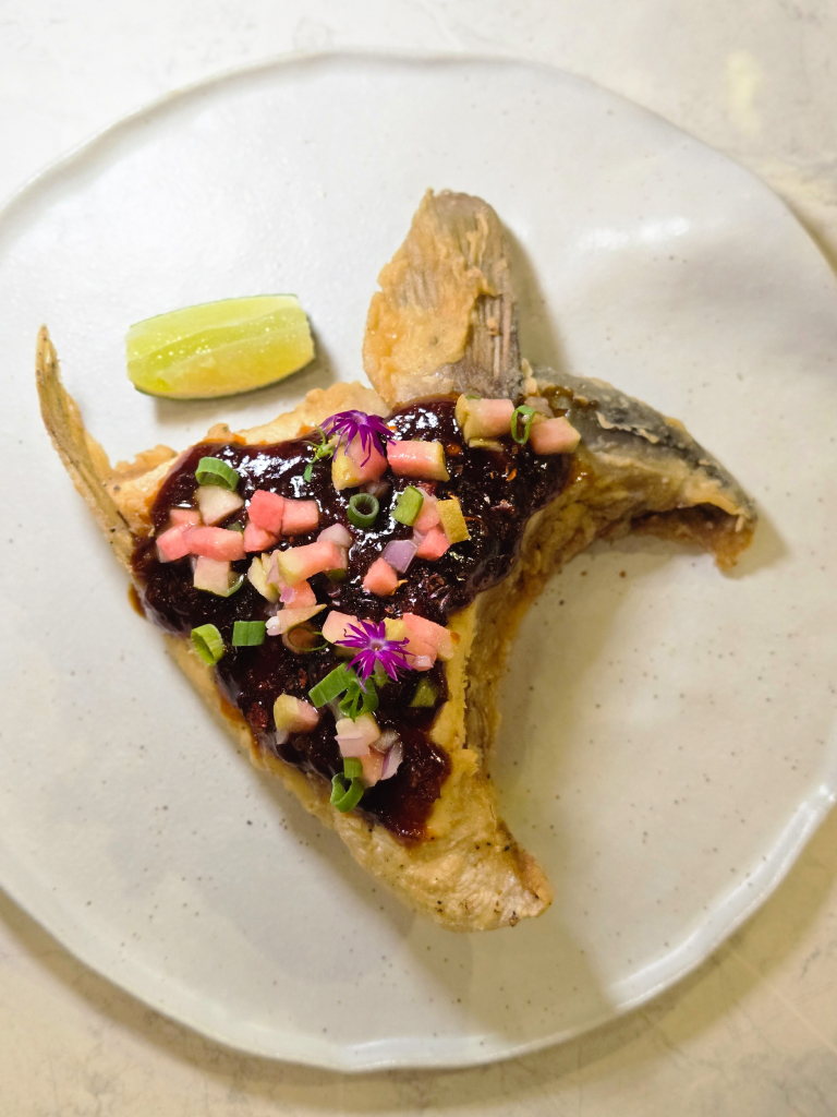 Guava-tamarind hamachi collar. Photo: Zawani Abdul Ghani/HungryGoWhere Coriander Leaf Craig Road