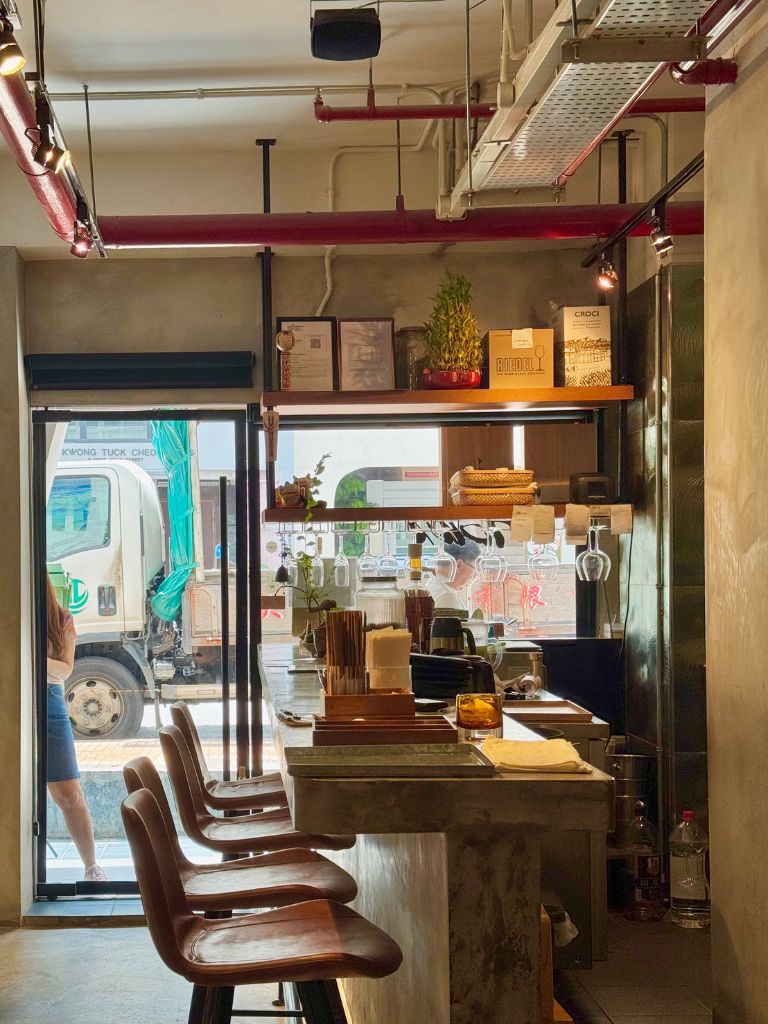 The front section of Towa which felt slightly more removed from the action happening in the kitchen. Photo: Gaelmaine Hoong/HungryGoWhere Towa Singapore