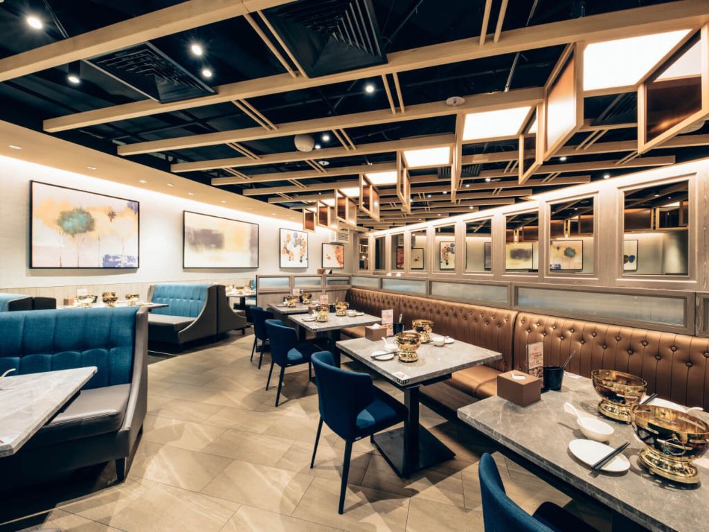 The clean interior is reminiscent of Beauty in the Pot. Photo: Paradise Group steamboat singapore