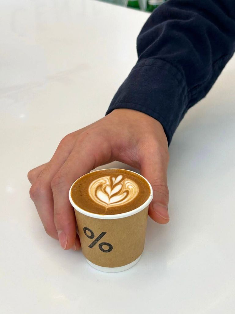 Espresso macchiato. Photo: %Arabica/Instagram Jewel Changi food
