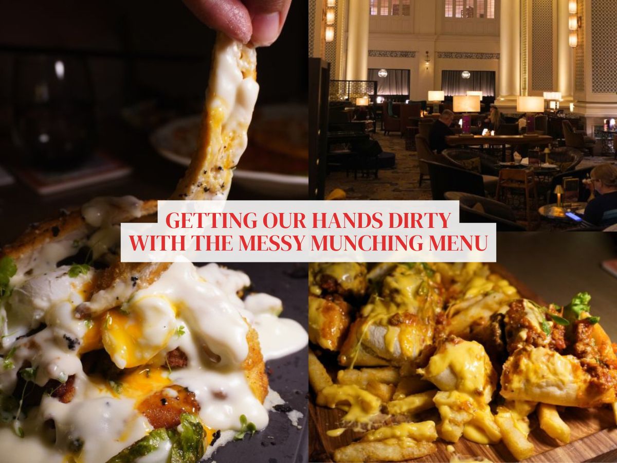 The Lobby Lounge invites you to embrace the chaos with its Messy Munching menu