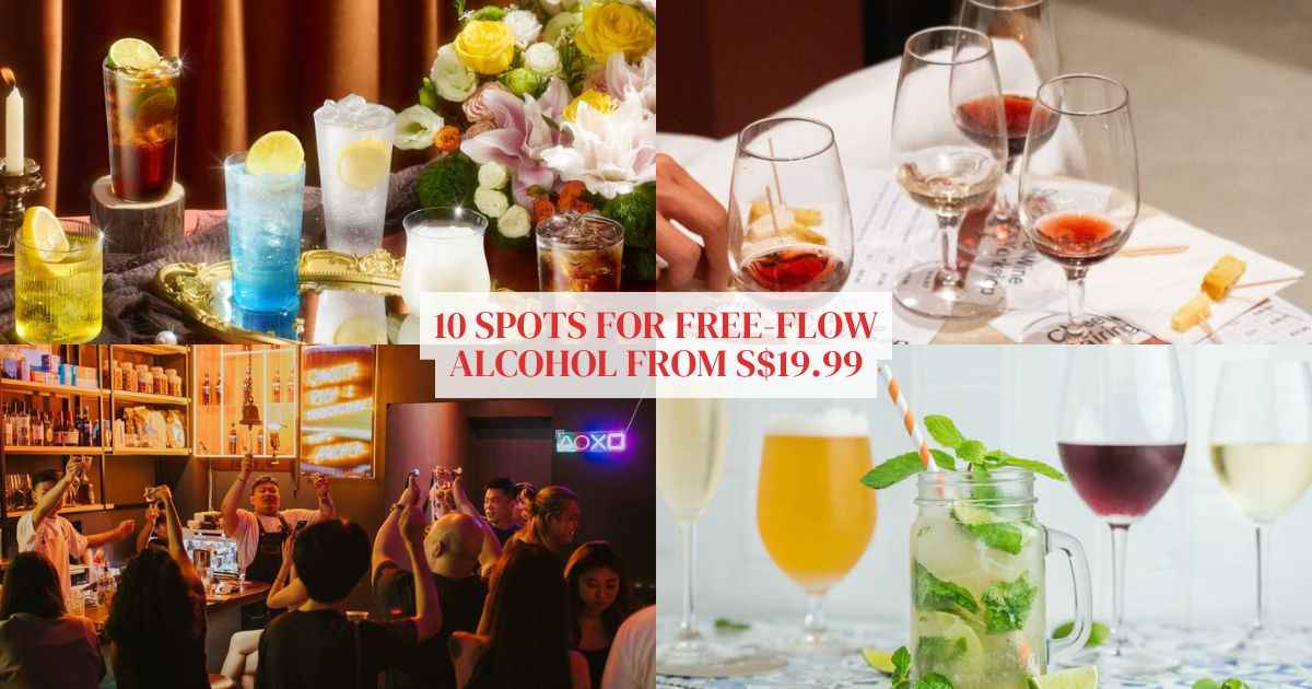 Let’s get buzzed: 10 best places for free-flow alcohol in Singapore, from S$19.99