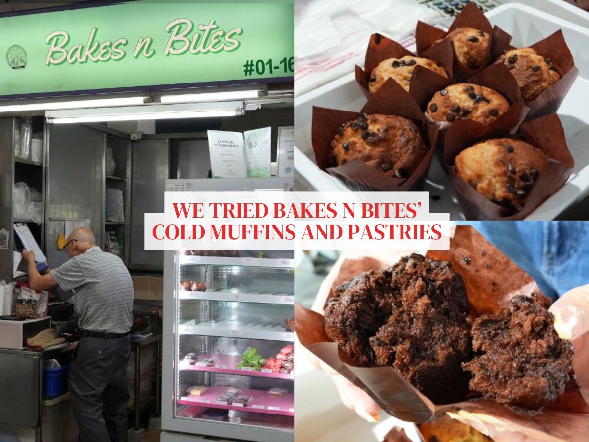 Bakes N Bites at Old Airport Road offers delicious moist muffins and pastries from just S$3