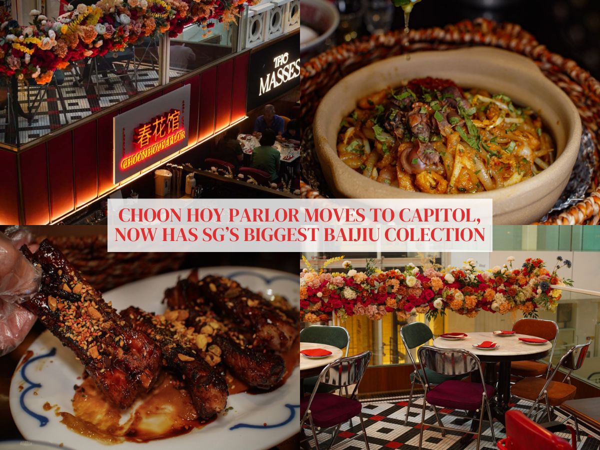 Choon Hoy Parlor moves to Capitol Singapore with creative local dishes and Singapore’s largest baijiu collection