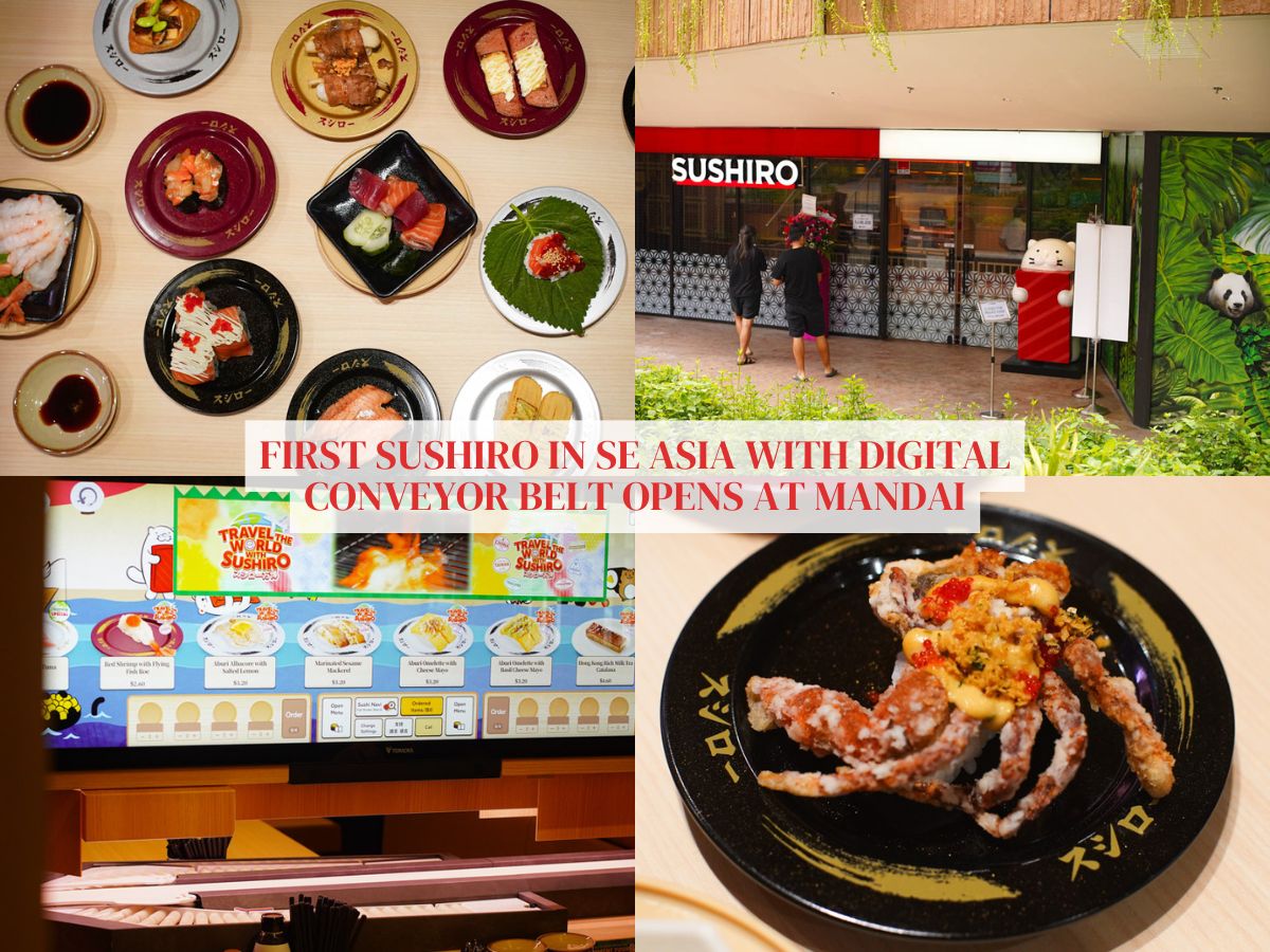 Sushiro Digiro at Mandai: First outlet in SEA with a digital conveyor belt system and it’s adorable!