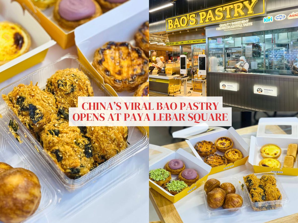 China’s viral bakery Bao’s Pastry opens in Singapore at Paya Lebar Square