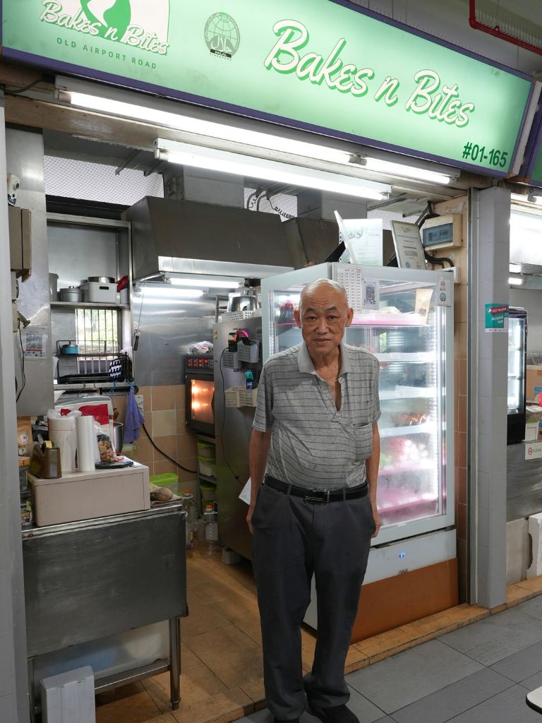 Uncle Christopher tending to the stall on a weekday afternoon. Photo: Angeline Ang/HungryGoWhere Bakes n Bites