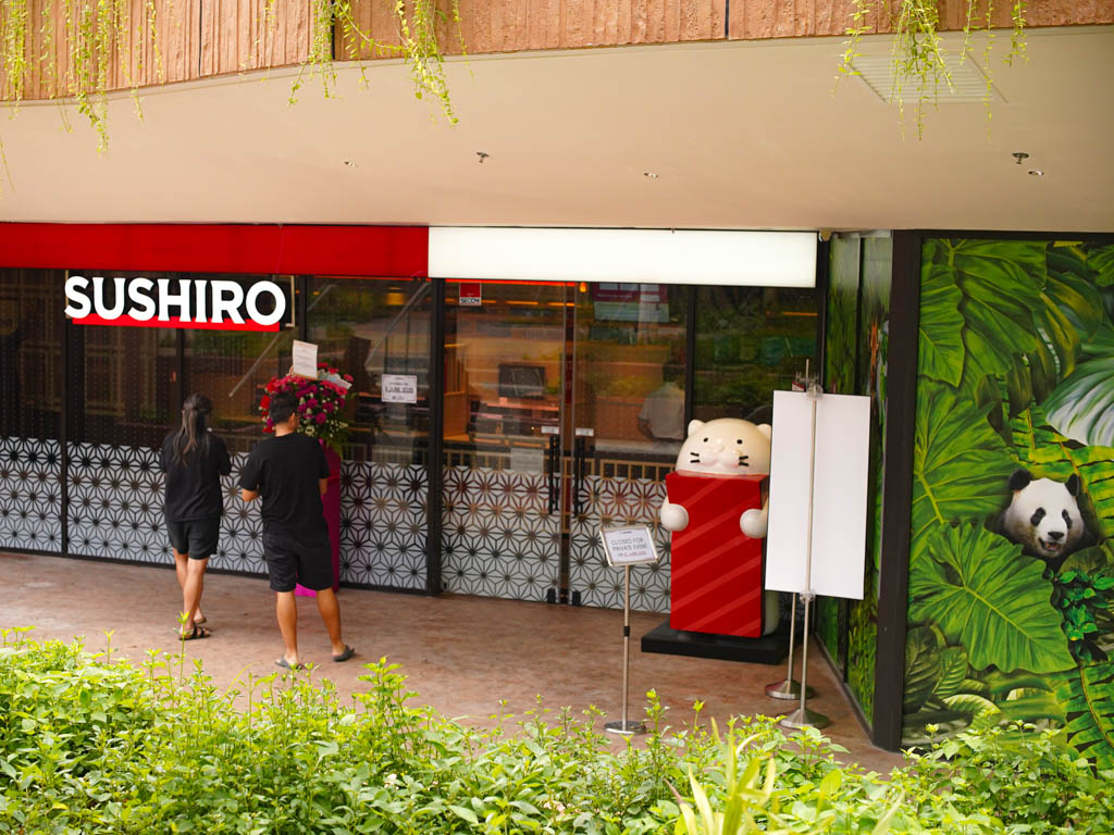 It’s located at the dining alley in Mandai Wildlife East. Photo: Evan Mua/HungryGoWhere sushiro digiro singapore