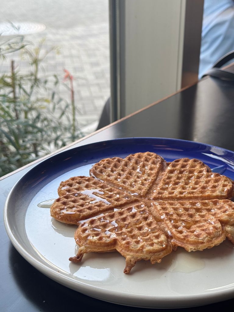 The Norwegian waffles have a unique shape and flavour. Photo: Gaelmaine Hoong/HungryGoWhere tokyo food