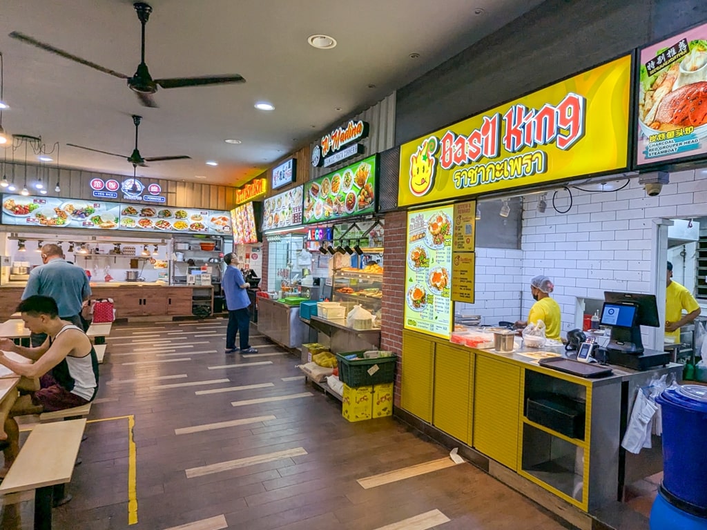 Basil King’s Tampines outlet is located inside the Grains & Hops coffee shop. Photo: Gary Lim/HungryGoWhere Basil King Singapore