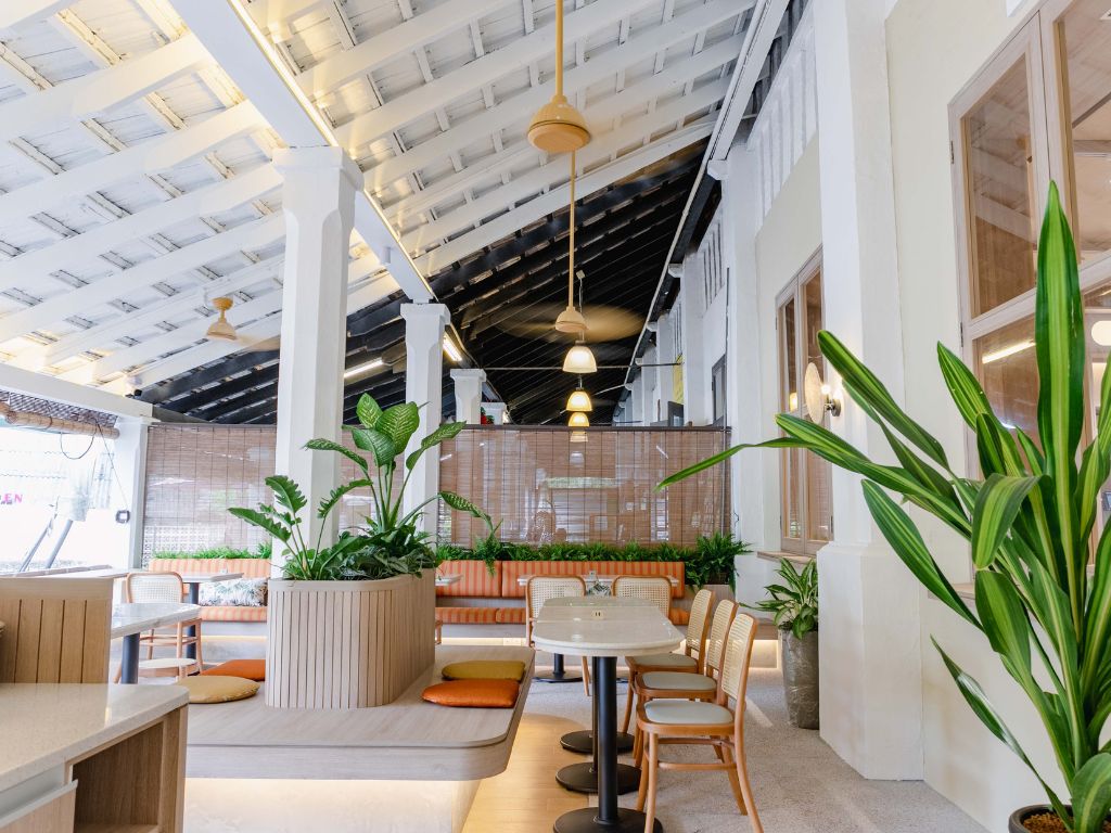 The outdoor space is beautiful. Photo: Mr Bucket Chocolaterie mr bucket chocolaterie