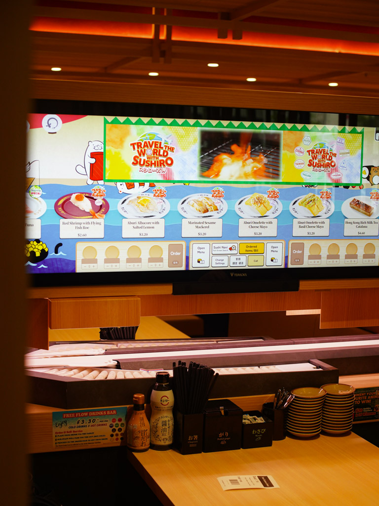 The UI is quite adorable with the mascots. Photo: Evan Mua/HungryGoWhere sushiro digiro singapore