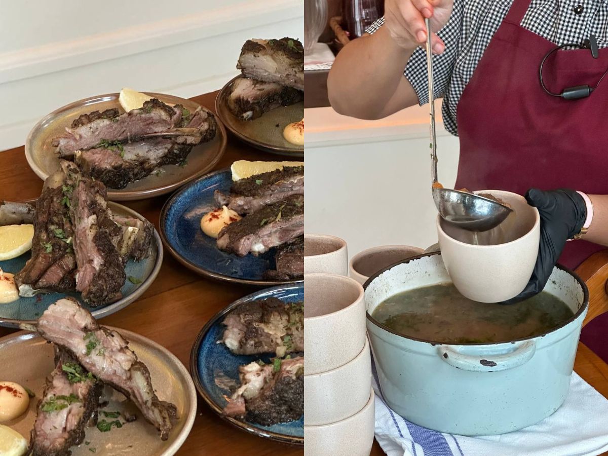 Lamb ribs served with chickpea stew! Photo: Shannon Ong/HungryGoWhere summer hill orchard