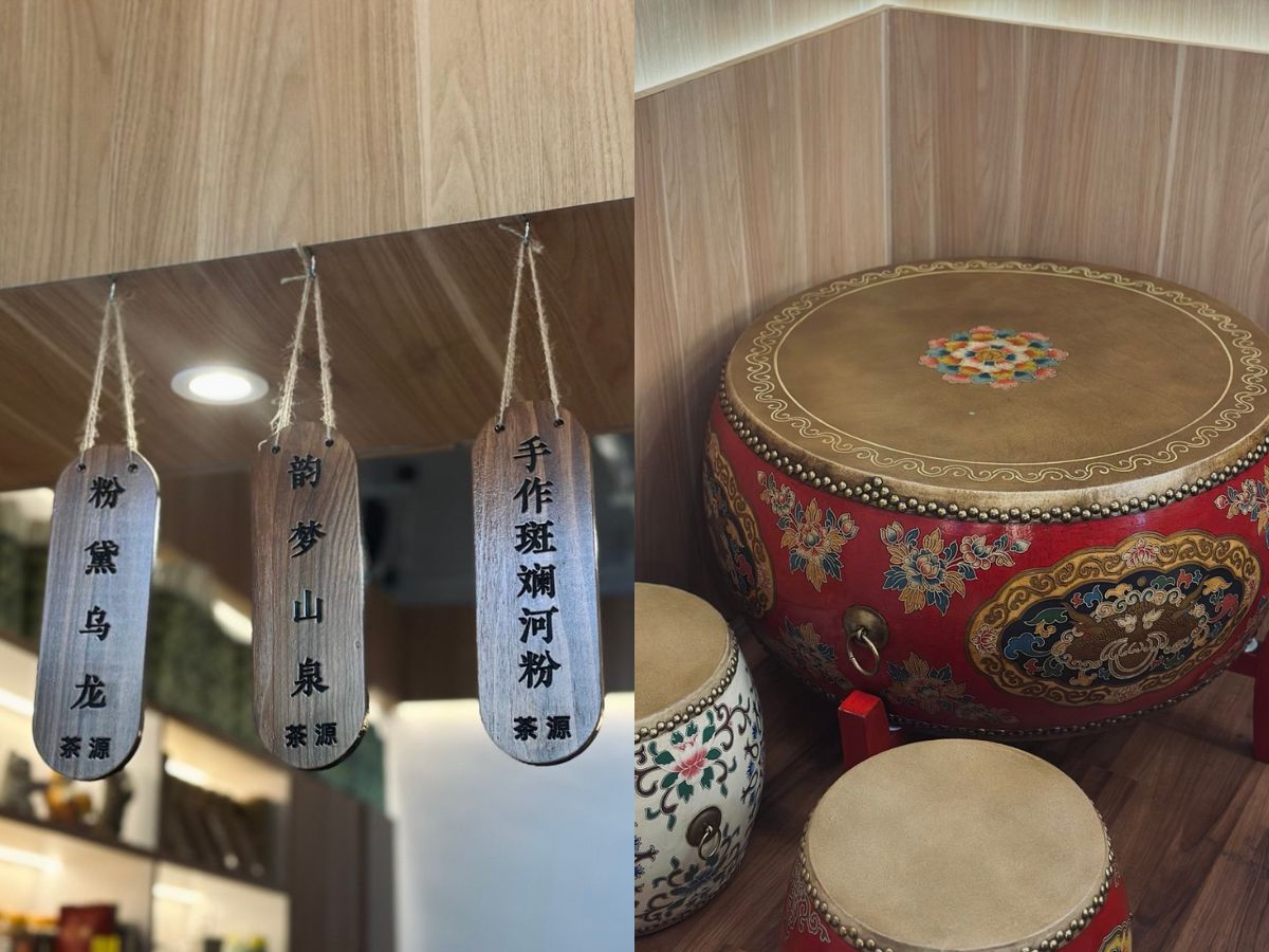 Wooden accents and antique decor. Photo: Shannon Ong/HungryGoWhere tea story