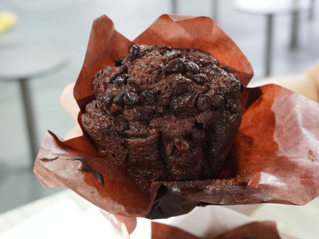 The triple chocolate muffin is its bestseller. Photo: Angeline Ang/HungryGoWhere Bakes n Bites