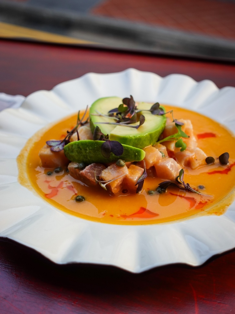 Kingfish ceviche. Photo: Sarah Chua/HungryGoWhere Club Street Laundry Modern Australian Eatery