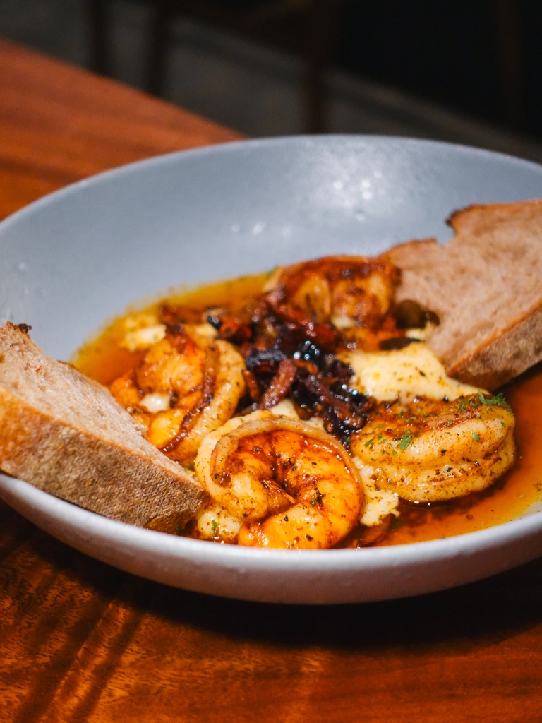 Gambas al ajillo. Photo: Sarah Chua/HungryGoWhere movida singapore set lunch